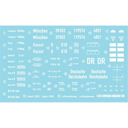 AK Interactive 35502 G10 Yük Vagonu 1/35 Ölçek Plastik Maket