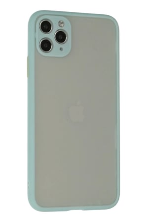 Apple iPhone 12 Pro Max Kılıf Montreal Silikon Kapak - Turkuaz