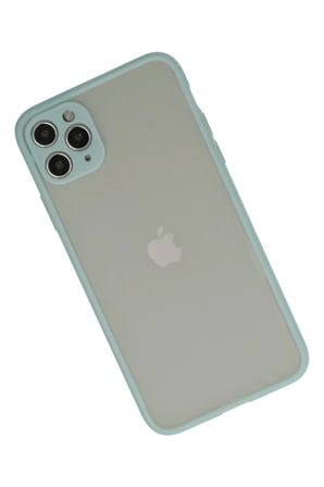 Apple iPhone 12 Pro Max Kılıf Montreal Silikon Kapak - Turkuaz