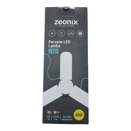 Zeonix 40W 3 Kanatlı Pervane Ampul