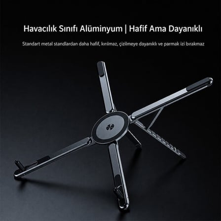 Feny Magstone FN-MS10 MagSafe Katlanabilir Stand Macbook Telefon Tablet Laptop Uyumlu Tutucu