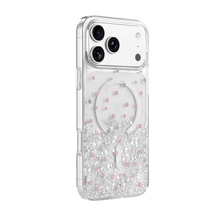 Onegif Apple Iphone 17 Pro Max/18 Pro Max Misk Simli Magsafe Kapak - Desen 1