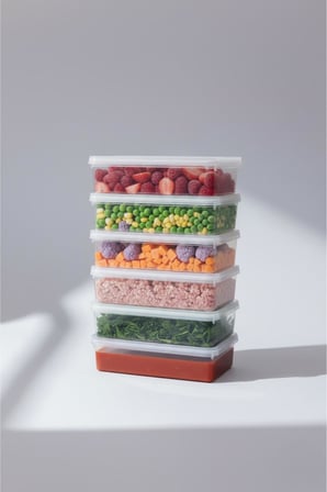 6’Lı Kapaklı Derin Saklama Kabı Buzdolabı Düzenleyici 1.5 Lt