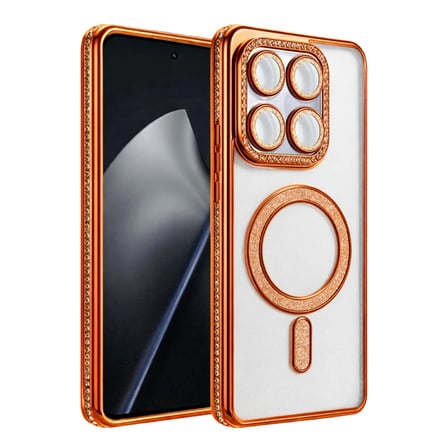 Xiaomi Mi 17T Pro Joke Simli Magneticsafe Kılıf - Turuncu