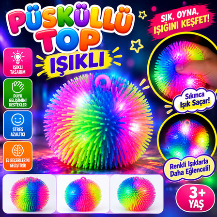 6563 Püsküllü Top Işıklı A62