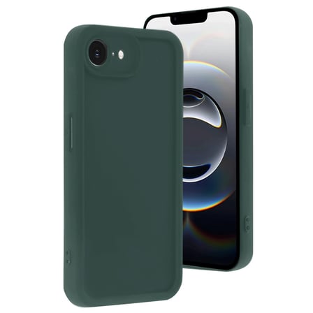 Apple iPhone 16E Kılıf Viera Silikon - Koyu Yeşil