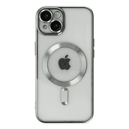 Apple İphone 14 Kılıf Kross Magneticsafe Kapak - Gümüş