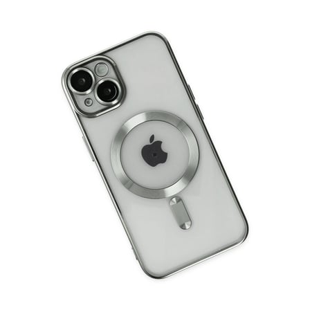 Apple İphone 14 Kılıf Kross Magneticsafe Kapak - Gümüş