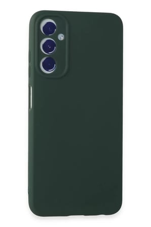Samsung Galaxy A05S Kılıf First Silikon - Koyu Yeşil
