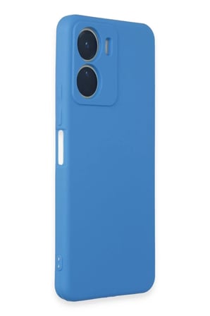 Vivo Y16 Kılıf First Silikon - Mavi