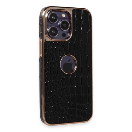 Apple İphone 14 Pro Max Kılıf Snake Kapak - Siyah