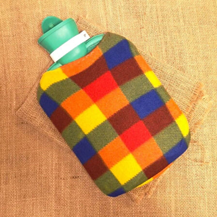 2 Litre Por Kılıflı Sıcak Su Torbası 1 Sınıf Kavuçuk Malzeme