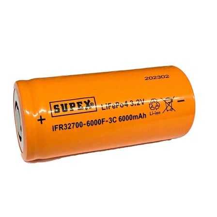 IFR32700-6000F-3C 3.2V Li-Ion 6000mAh 3C Deşarj Akımı Düz Kafa Pil