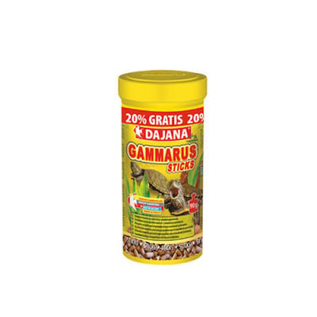 Gammarus Sticks 250 ml+50 ml Hediye Kaplumbağa Yemi 108 Gr