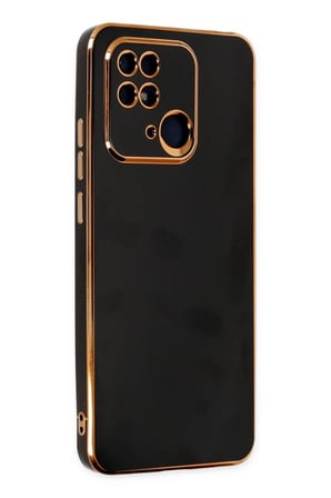 Xiaomi Redmi 10C Kılıf Volet Silikon - Siyah