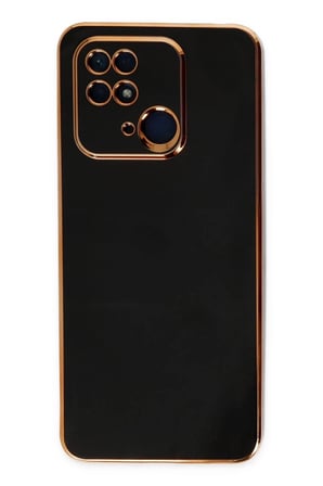 Xiaomi Redmi 10C Kılıf Volet Silikon - Siyah