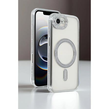 Apple İphone 16e Joke Simli Magneticsafe Kılıf - Mavi