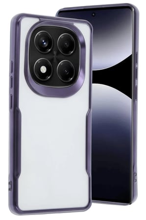 Xiaomi Uyumlu Redmi Note 14 Pro 4G Kılıf Boyi Silikon Kapak - Derin Mor