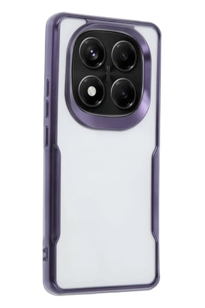 Xiaomi Uyumlu Redmi Note 14 Pro 4G Kılıf Boyi Silikon Kapak - Derin Mor