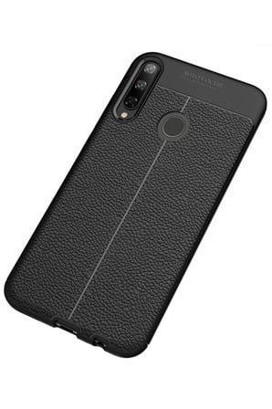 Huawei P40 Lite E Kılıf Auto Focus Kapak - Siyah