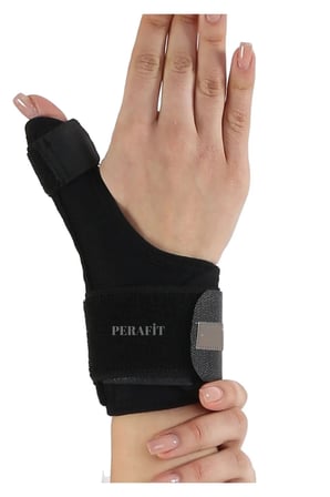 Baş Parmak Ve Bilek Destekli El Bilekliği Metal Atel De Quarvein 5 Termojelli Paket