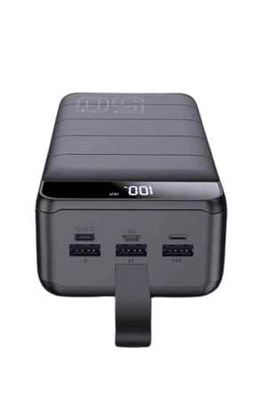 Powerbank Çoklu Şarj Girişi 50.000 Mah Taşınabilir Dijital Göstergeli