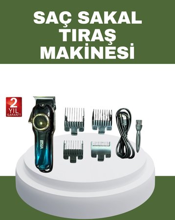 Güçlü Motorlu Paslanmaz Çelik Bıçaklı Saç Kesim Makinesi