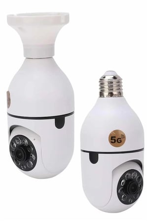 Güvenlik Kamerası Wi-Fi Özellikli 360 Derece Full Hd 1080p Ampül Kamera