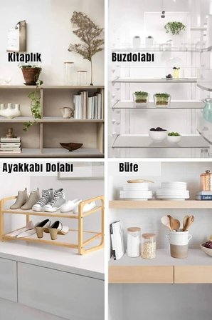 ( 2 ADET ) Çok Amaçlı Pratik Kaydırmaz 45 Cm X 3 Metre Raf Örtüsü (Mutfak-Dolap içi-Buzdolabı )