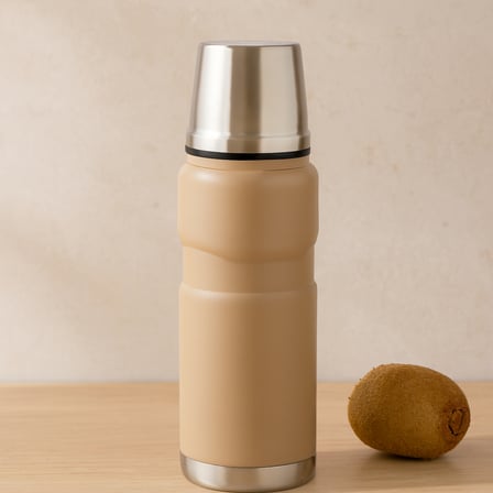 0.5 L Paslanmaz Çelik Termos (Sızdırmaz Kapak / Bardaklı)