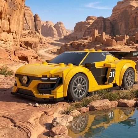 C55037W Cada Renault Sport Rs 01 271 Parça Block Oyuncak
