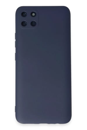 Realme C11 Kılıf Nano içi Kadife Silikon - Lacivert