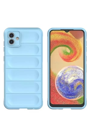 Samsung Galaxy A05 Kılıf Optimum Silikon - Sky Blue