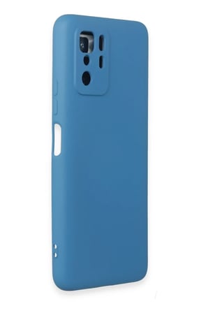 Xiaomi Poco X3 GT Kılıf Nano içi Kadife Silikon - Mavi