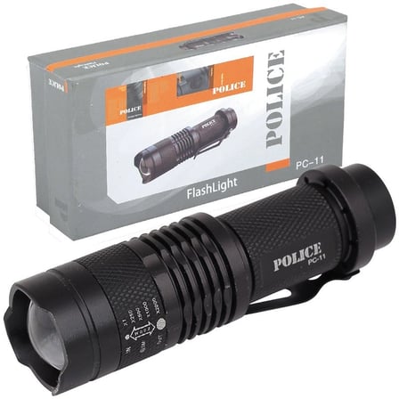 PC-11 Tek Pilli Mini El Feneri Cree Q5 LED Zoomlu