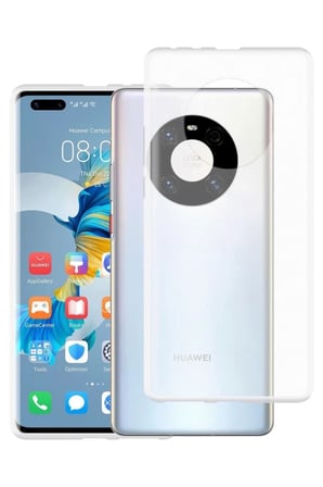 Huawei Mate 40 Pro Kılıf Lüx Şeffaf Silikon