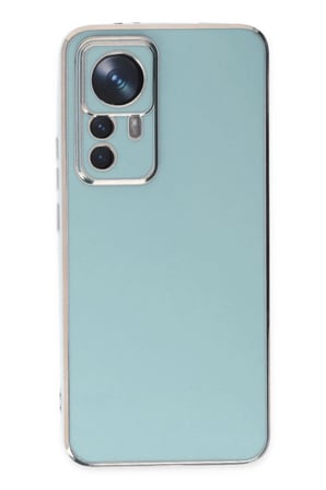 Xiaomi Mi 12T Pro Kılıf Volet Silikon - Açık Yeşil