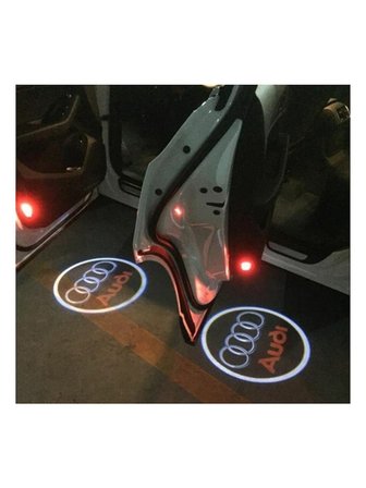 hdm Audi A3 Kapı Altı Logo Hayalet 2008 Sonrası LED Işık Delmesiz Kullanım Kolaylığı