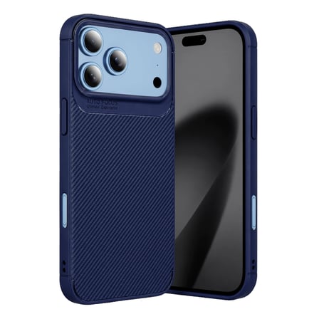 Apple İphone 18 Pro Max Auto Focus Karbon Kapak - Lacivert