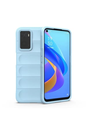 Realme 9i 4G Kılıf Optimum Silikon - Sky Blue