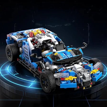JK8808 Jaki Mekanik Bugatti Model Araba 798 Parça Block Oyuncak