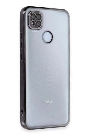 Xiaomi Redmi 9C Kılıf Razer Lensli Silikon - Siyah