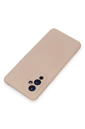 One Plus 9 Kılıf Nano içi Kadife Silikon - Pudra