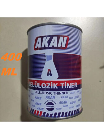 AKAN SELÜLOZİK TİNER 400 ML 1 ADET GÖNDERİLİR 