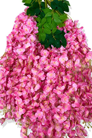 YAPAY SARKAN PEMBE AKASYA ÇİÇEĞİ 12 Lİ DEMET 3 DALLI