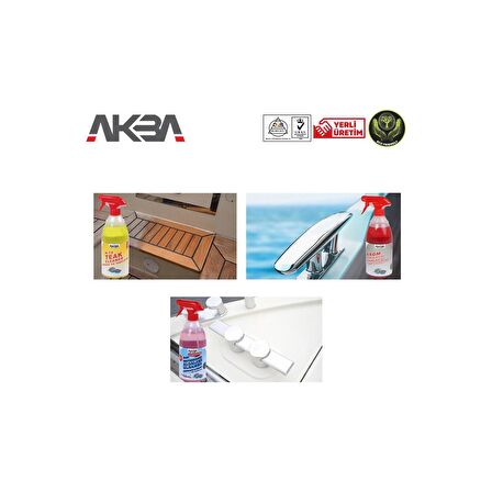 Akba 3'lü Avantaj Marıne Set-Tik Temizleyici 750 Ml,fiber Temizleyici 750 Ml,krom Temizleyici 750 ml