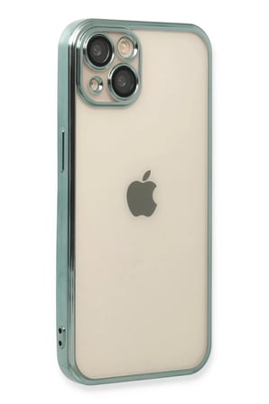 Apple iPhone 14 Kılıf Razer Lensli Silikon - Yeşil