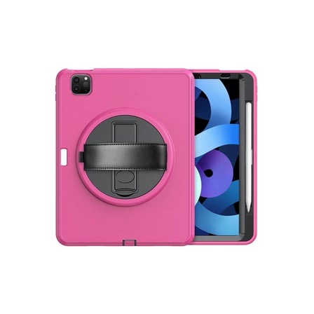 Apple İpad Pro 11 (2018) Kılıf Hand Strap Tablet Kılıfı - Pembe