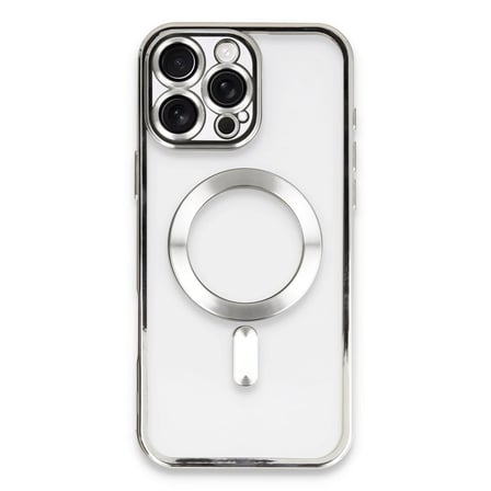 Apple İphone 16 Pro Kılıf Kross Magneticsafe Kapak - Gümüş
