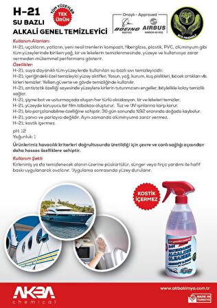 Akba Fiber Temizleyici 750 ml